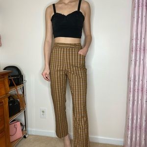 BRAND NEW urban outfitters plaid pants